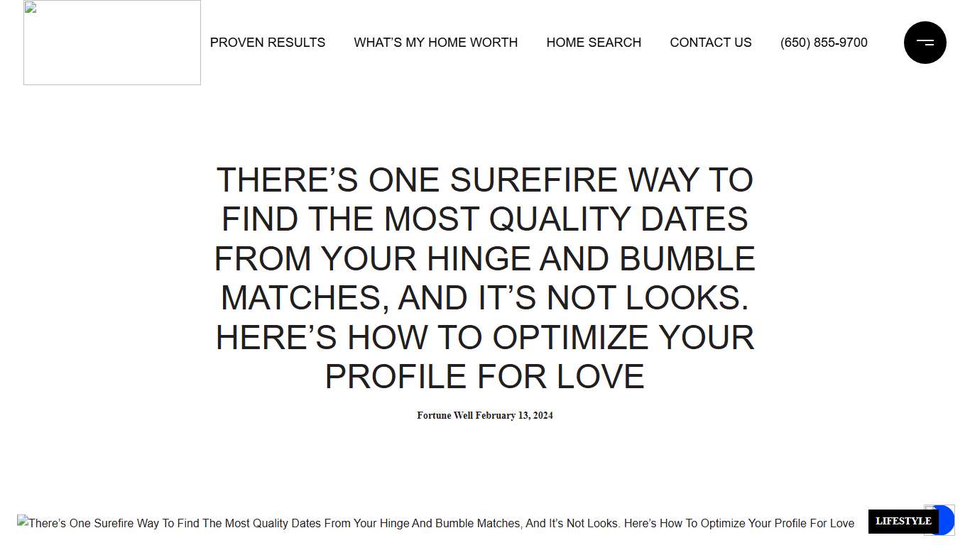 There’s One Surefire Way To Find The Most Quality Dates From Your Hinge And Bumble Matches, And It’s Not Looks. Here’s How To Optimize Your Profile For Love Blog